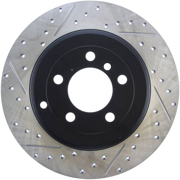 StopTech - StopTech Sport Drilled/Slotted Brake Rotor; Rear Right