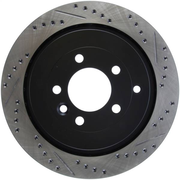 Stoptech - StopTech Sport Drilled/Slotted Brake Rotor; Rear Left