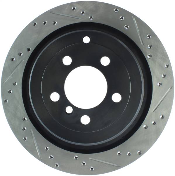 StopTech - StopTech Sport Drilled/Slotted Brake Rotor; Rear Left