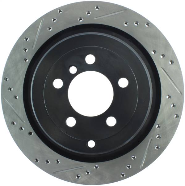 StopTech - StopTech Sport Drilled/Slotted Brake Rotor; Rear Right