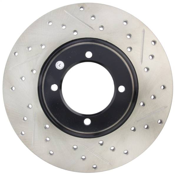 Stoptech - StopTech Sport Drilled/Slotted Brake Rotor Front Left 127.30002L