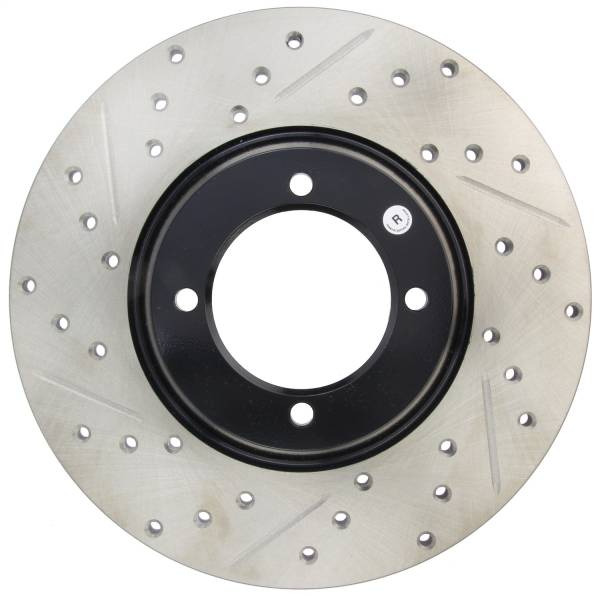 Stoptech - StopTech Sport Drilled/Slotted Brake Rotor Front Right 127.30002R