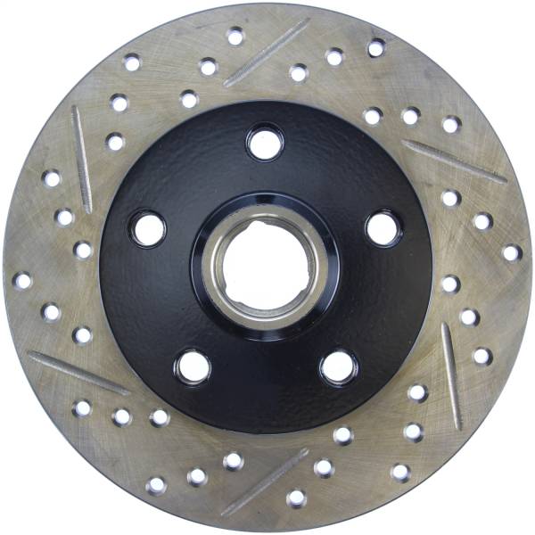 StopTech - StopTech Sport Drilled/Slotted Brake Rotor; Rear Right