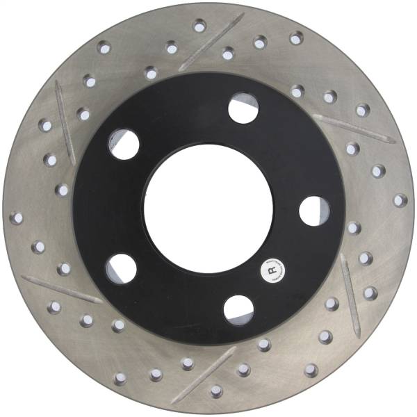 StopTech - StopTech Sport Drilled/Slotted Brake Rotor; Rear Right