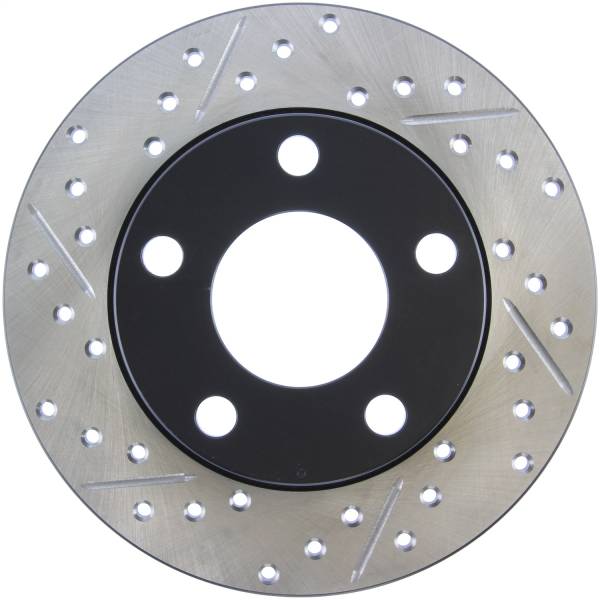 StopTech - StopTech Sport Drilled/Slotted Brake Rotor; Rear Right