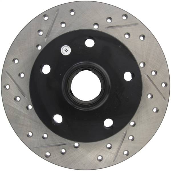 StopTech - StopTech Sport Drilled/Slotted Brake Rotor; Rear Right