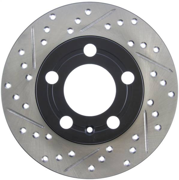 StopTech - StopTech Sport Drilled/Slotted Brake Rotor; Rear Right