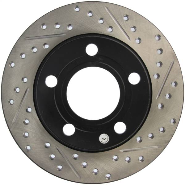 StopTech - StopTech Sport Drilled/Slotted Brake Rotor; Rear Left