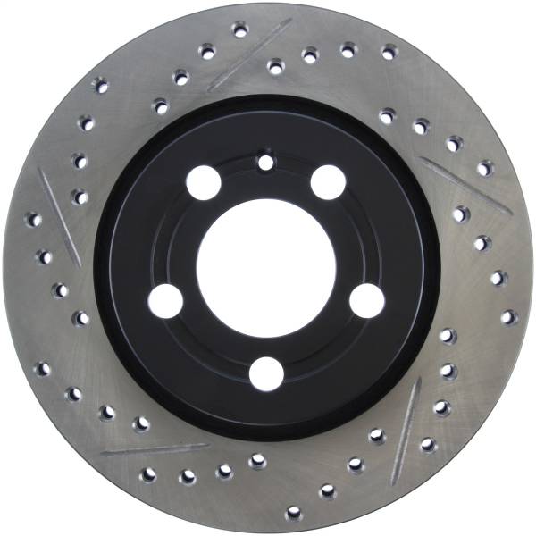 StopTech - StopTech Sport Drilled/Slotted Brake Rotor; Rear Right