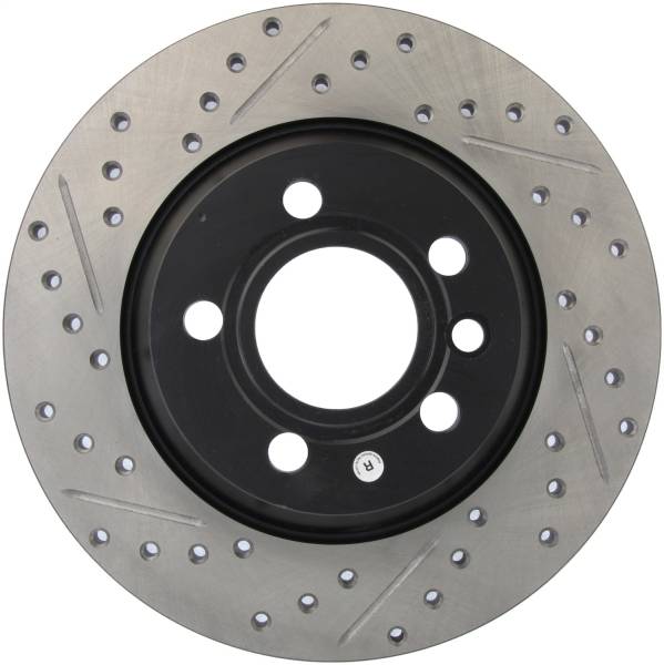 StopTech - StopTech Sport Drilled/Slotted Brake Rotor; Rear Right