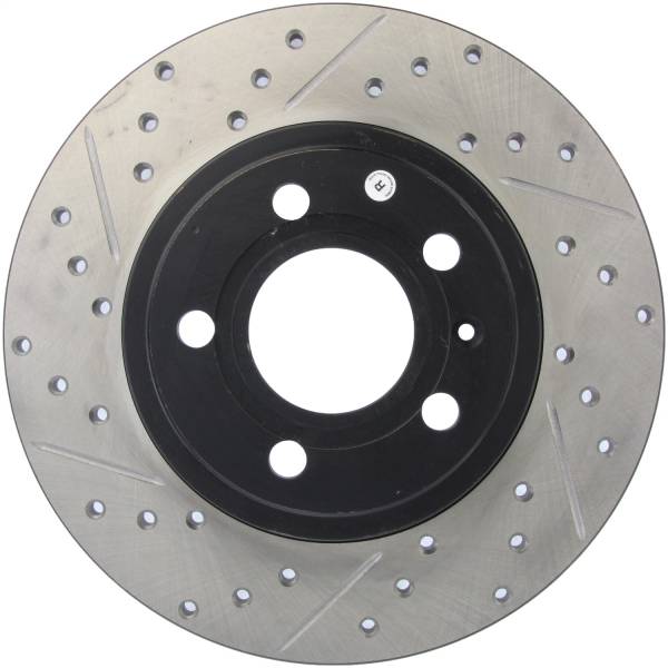 StopTech - StopTech Sport Drilled/Slotted Brake Rotor; Rear Right