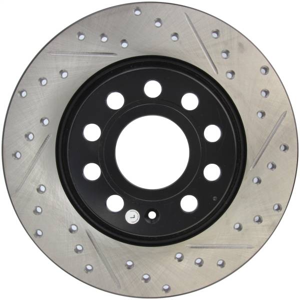 StopTech - StopTech Sport Drilled/Slotted Brake Rotor; Rear Left