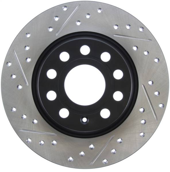 StopTech - StopTech Sport Drilled/Slotted Brake Rotor; Rear Right