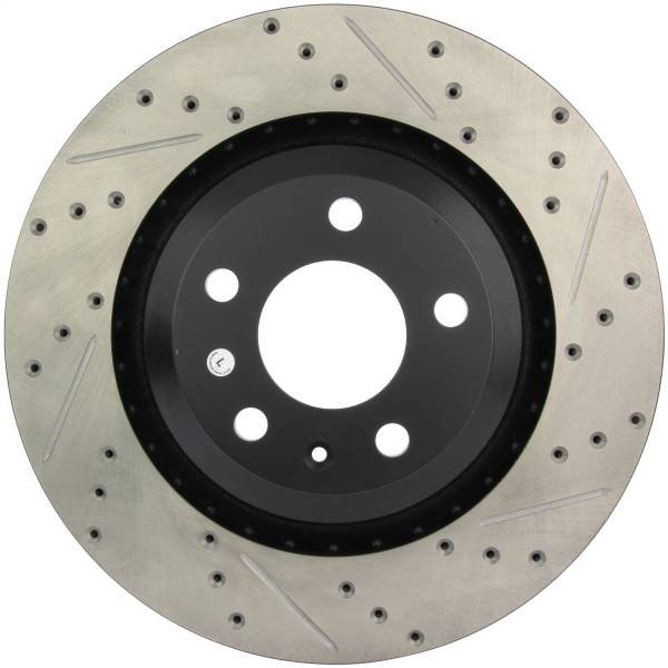 StopTech - StopTech Sport Drilled/Slotted Brake Rotor; Rear Left