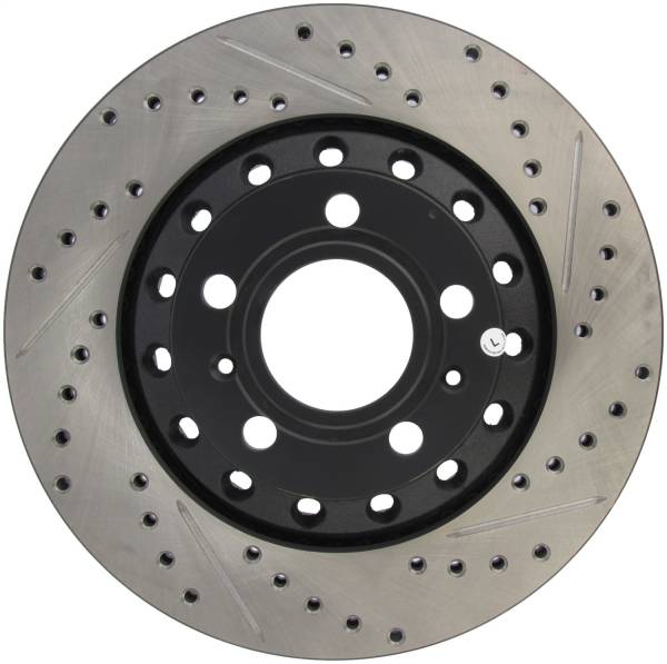 Stoptech - StopTech Sport Drilled/Slotted Brake Rotor; Rear Left