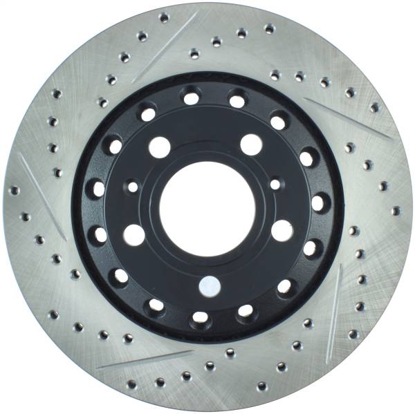 StopTech - StopTech Sport Drilled/Slotted Brake Rotor; Rear Right