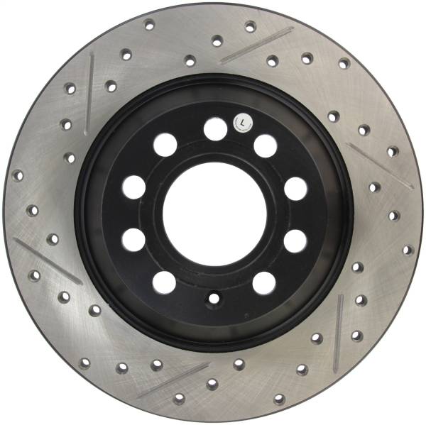 StopTech - StopTech Sport Drilled/Slotted Brake Rotor; Rear Right