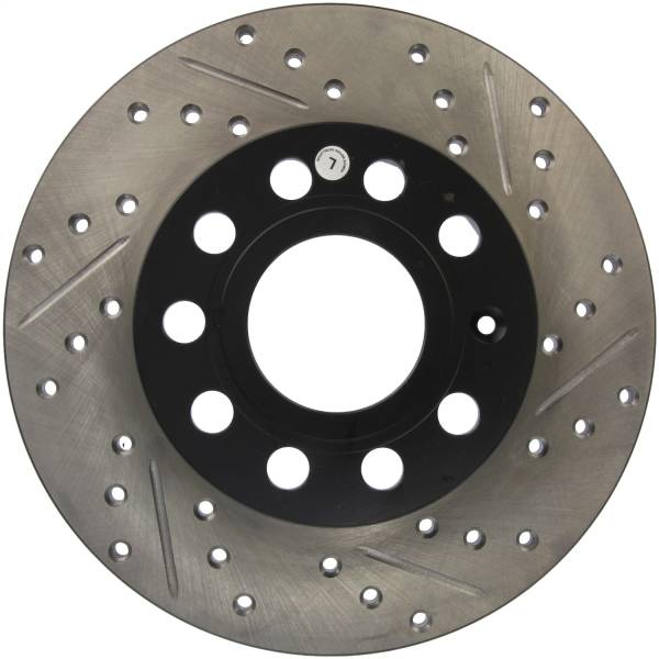 StopTech - StopTech Sport Drilled/Slotted Brake Rotor; Rear Left