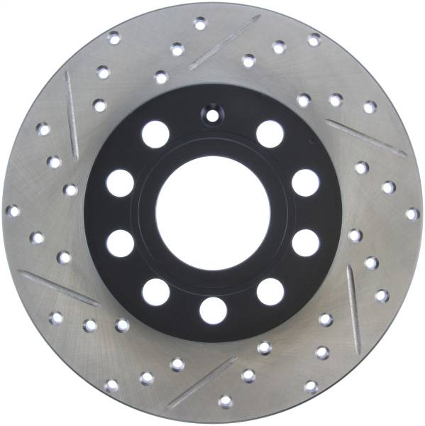 StopTech - StopTech Sport Drilled/Slotted Brake Rotor; Rear Right