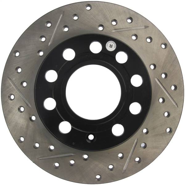 StopTech - StopTech Sport Drilled/Slotted Brake Rotor; Rear Right