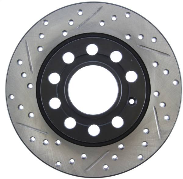 StopTech - StopTech Sport Drilled/Slotted Brake Rotor; Rear Right