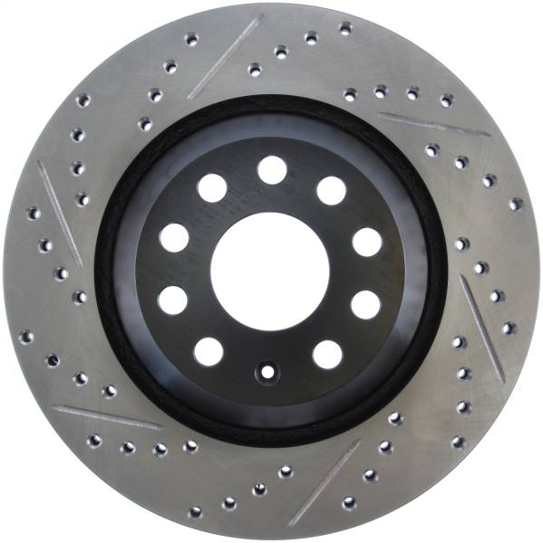 StopTech - StopTech Sport Drilled/Slotted Brake Rotor; Rear Right