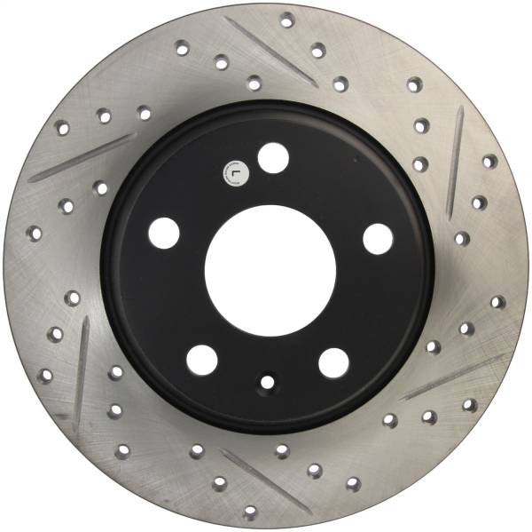 StopTech - StopTech Sport Drilled/Slotted Brake Rotor; Rear Left