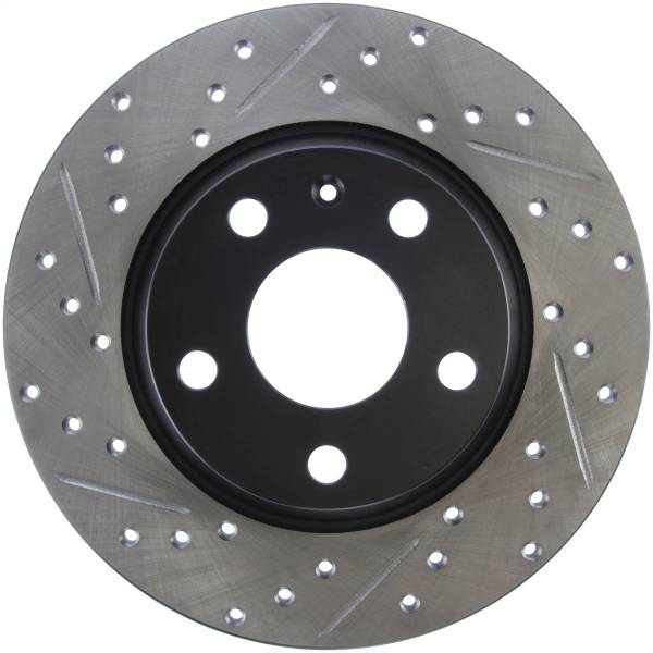 StopTech - StopTech Sport Drilled/Slotted Brake Rotor; Rear Right