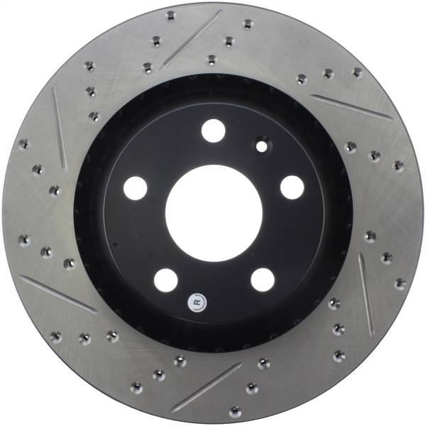 StopTech - StopTech Sport Drilled/Slotted Brake Rotor; Rear Right