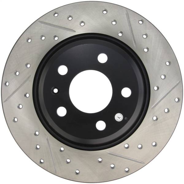 StopTech - StopTech Sport Drilled/Slotted Brake Rotor; Rear Left