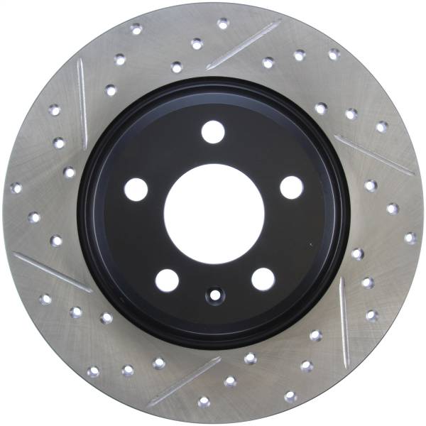 StopTech - StopTech Sport Drilled/Slotted Brake Rotor; Rear Right