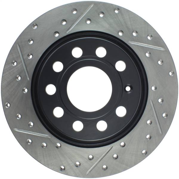 StopTech - StopTech Sport Drilled/Slotted Brake Rotor; Rear Right