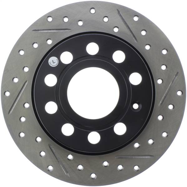 StopTech - StopTech Sport Drilled/Slotted Brake Rotor; Rear Left