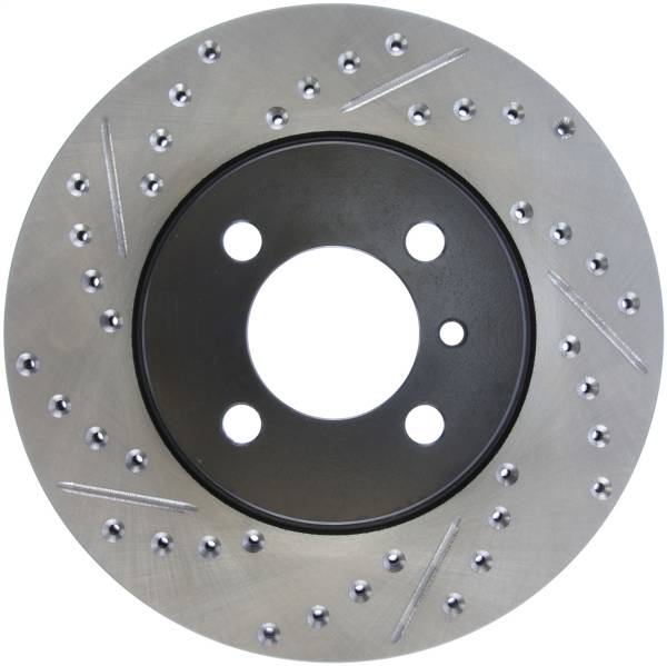 StopTech - StopTech Sport Drilled/Slotted Brake Rotor; Front Right