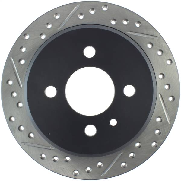 StopTech - StopTech Sport Drilled/Slotted Brake Rotor; Rear Right