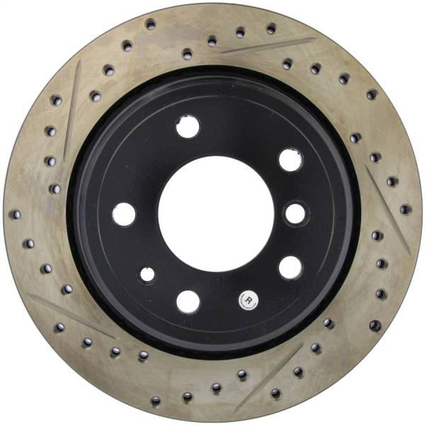 StopTech - StopTech Sport Drilled/Slotted Brake Rotor; Rear Right