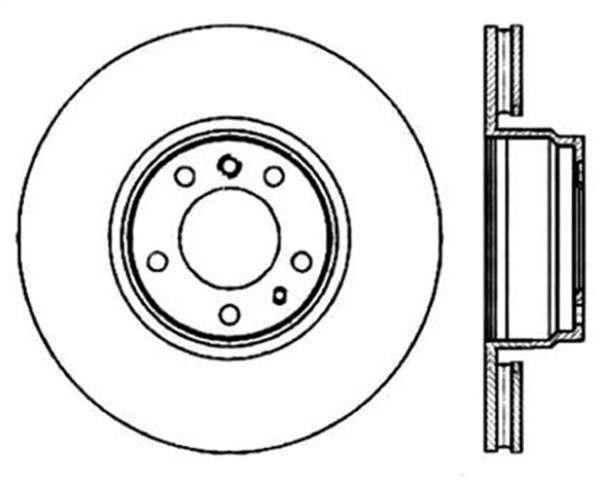 StopTech - StopTech Sport Drilled/Slotted Brake Rotor; Rear Left