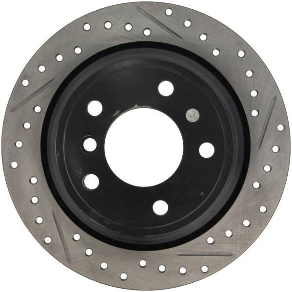 StopTech - StopTech Sport Drilled/Slotted Brake Rotor; Rear Left