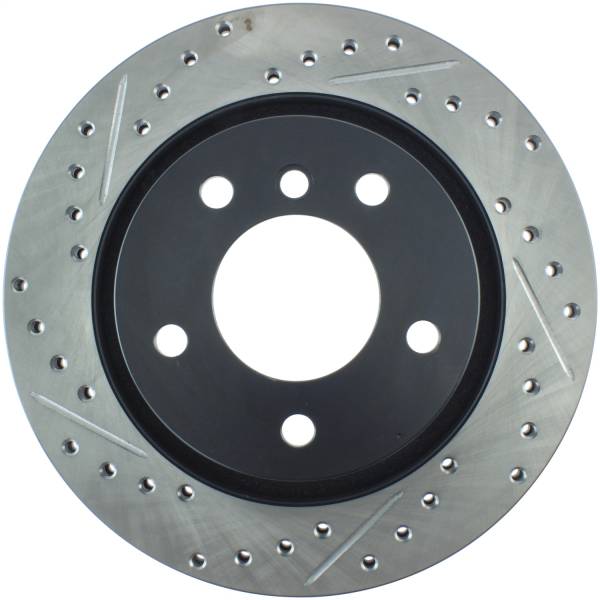 StopTech - StopTech Sport Drilled/Slotted Brake Rotor; Rear Right