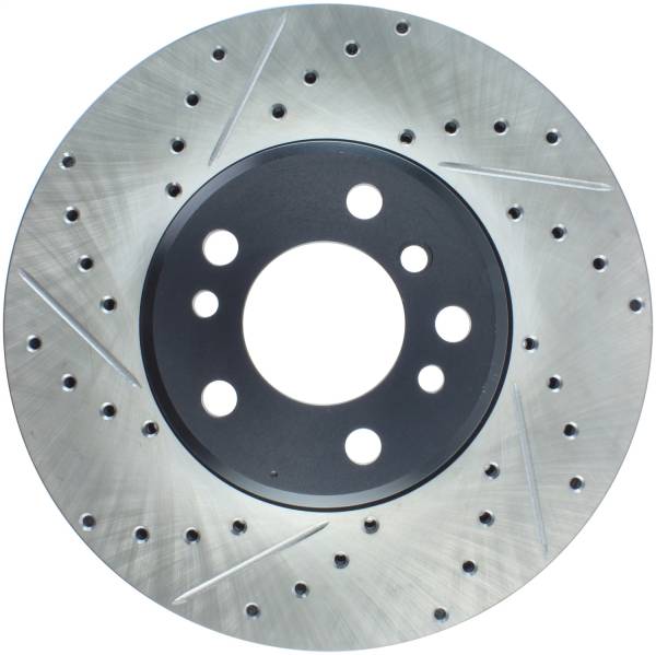 StopTech - StopTech Sport Drilled/Slotted Brake Rotor; Front Right