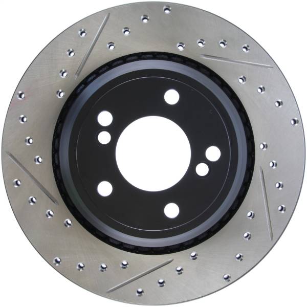 StopTech - StopTech Sport Drilled/Slotted Brake Rotor; Rear Right