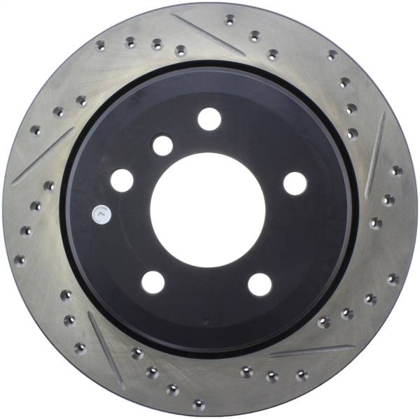 StopTech - StopTech Sport Drilled/Slotted Brake Rotor; Rear Left