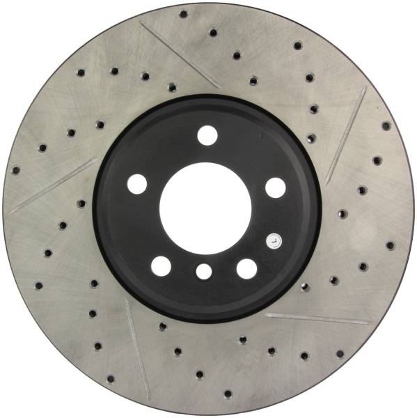 StopTech - StopTech Sport Drilled/Slotted Brake Rotor; Front Left