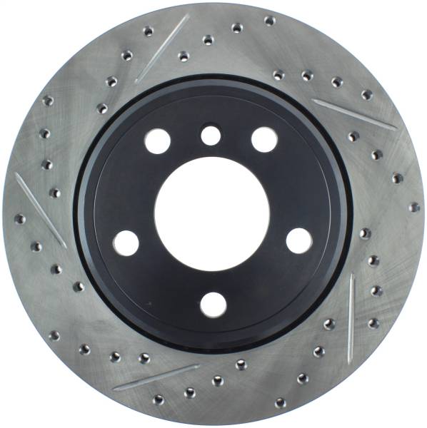 StopTech - StopTech Sport Drilled/Slotted Brake Rotor; Rear Right