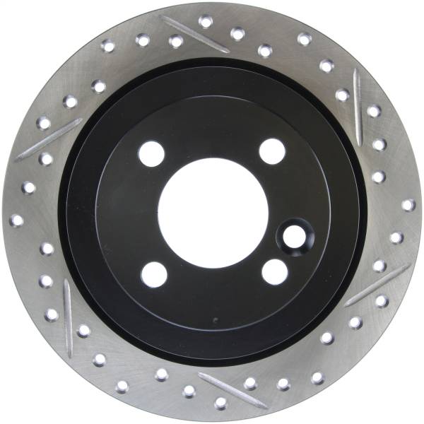 StopTech - StopTech Sport Drilled/Slotted Brake Rotor; Rear Left