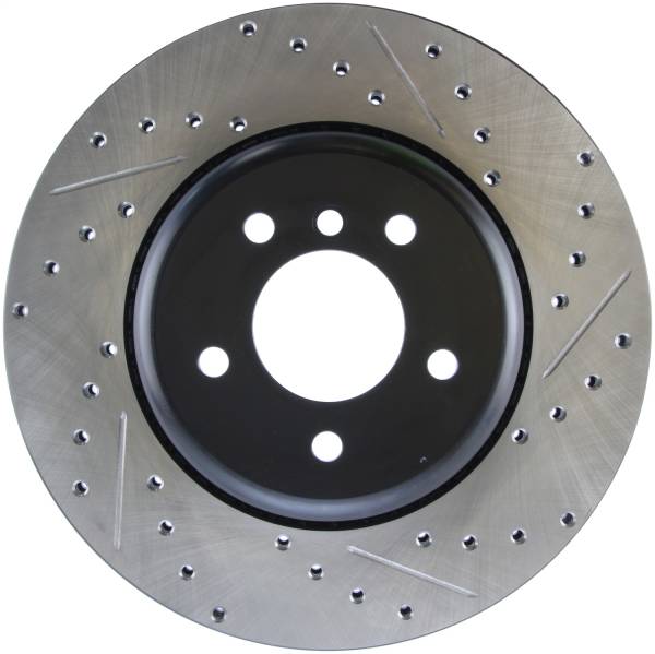 StopTech - StopTech Sport Drilled/Slotted Brake Rotor; Rear Left