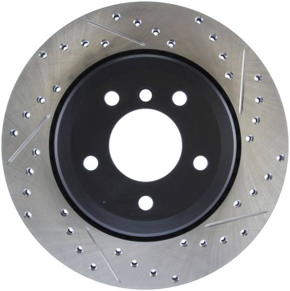 StopTech - StopTech Sport Drilled/Slotted Brake Rotor; Rear Left