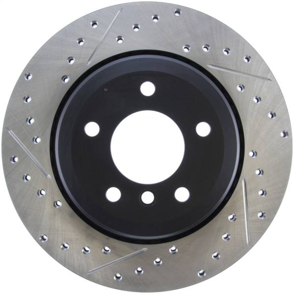 StopTech - StopTech Sport Drilled/Slotted Brake Rotor; Rear Right