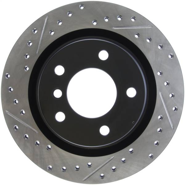 StopTech - StopTech Sport Drilled/Slotted Brake Rotor; Rear Right