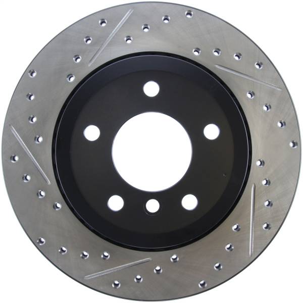 StopTech - StopTech Sport Drilled/Slotted Brake Rotor; Rear Right